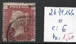 GRANDE-BRETAGNE 26 Planche 166 Oblitéré  Côte 6 € - Used Stamps