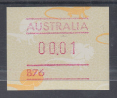 Australien Frama-ATM Kragenechse, Mit Automatennummer B76 ** - Timbres De Distributeurs [ATM]
