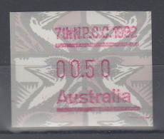 Australien Frama-ATM Emu Grau Sonderausgabe 7th N.P.C.C. ** - Vignette [ATM]