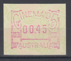 Australien Frama-ATM Waratah-Blume Sonderausgabe CINEMA `95 ** - Vignette [ATM]