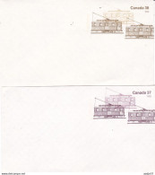 TRAMWAY / ENTIER POSTAL CANADA / STATIONERY Street Car Different Colour - Tranvías