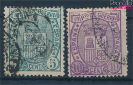 Spanien ZA3-ZA4 (kompl.Ausg.) Gestempelt 1875 Kriegssteuer (10294784 - Usados