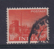 India: 1955   Five Year Plan    SG371     10R     Used - Oblitérés