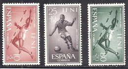 IFNI 1961 - PRO INFANCIA - DEPORTES - ATLETISMO Y FUTBOL - EDIFIL 176-178** - Ifni