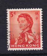 Hong Kong: 1962/73   QE II     SG196      5c       Used - Usati