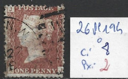 GRANDE-BRETAGNE 26 Planche 194 Oblitéré  Côte 8 € - Used Stamps