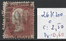 GRANDE-BRETAGNE 26 Planche 200 Oblitéré  Côte 2.50 € - Used Stamps