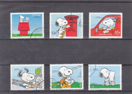 Portugal, (21), Snoopy Nos Correios, 2000, Mundifil Nº 2725 A 2730 Used - Used Stamps