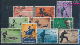 San Marino 739-748 (kompl.Ausg.) Gestempelt 1962 Jagdwesen (10310572 - Used Stamps