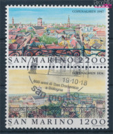 San Marino 1375-1376 Paar (kompl.Ausg.) Gestempelt 1987 Weltstädte - Kopenhagen (10310459 - Usados