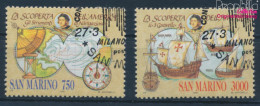 San Marino 1472-1473 (kompl.Ausg.) Gestempelt 1991 Entdeckung Amerikas (10310457 - Gebraucht