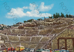 CARTOLINA  AMMAN,GIORDANIA-THE ROMAN AMPHITHEATRE-NON VIAGGIATA - Jordania