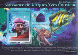 Guinea Miniature Sheet 1850 (complete. Issue) Unmounted Mint / Never Hinged 2010 Jacques-Yves Cousteau - Guinée (1958-...)