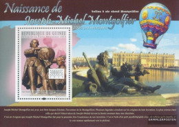 Guinea Miniature Sheet 1847 (complete. Issue) Unmounted Mint / Never Hinged 2010 Joseph De Montgolfier (1740-1810) - Guinée (1958-...)