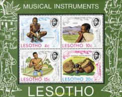 337788 MNH LESOTHO 1975 INSTRUMENTOS MUSICALES TRADICIONALES - Lesotho (1966-...)