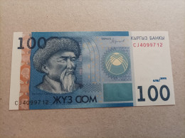 Billete De Kirguistán De 100 Som, Año 2016, UNC - Kirghizistan