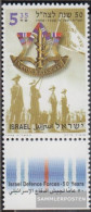 Israel 1463A With Tab (complete Issue) Unmounted Mint / Never Hinged 1998 50 Years Forces - Ungebraucht (mit Tabs)