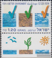 Israel 1277 With Tab (complete Issue) Unmounted Mint / Never Hinged 1993 Year The Environment - Unused Stamps (with Tabs)