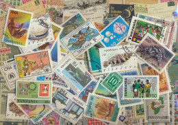 Tanzania 100 Different Stamps - Tanzanie (1964-...)