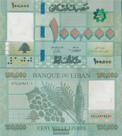 Lebanon Pick-number: 95 (2022) Uncirculated 2022 100.000 Livres - Libanon