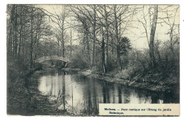 Mechelen  Pont Rustique Sur L'Etang Du Jardin Botanique - Mechelen