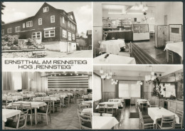 Postkarte Ernstthal Am Rennsteig HOG "Rennsteig", S/w, 1974, Ungelaufen, I/II - Hotels & Restaurants