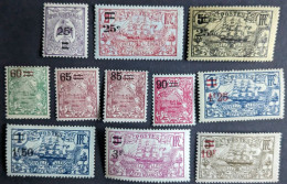 Nouvelle Calédonie N°* 127 à 137 - Unused Stamps