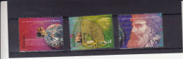 Portugal, (34), 500 Anos Do Nasc. De Pedro Nunes, 2001, Mundifil Nº 2853 A 2855 Used - Gebraucht