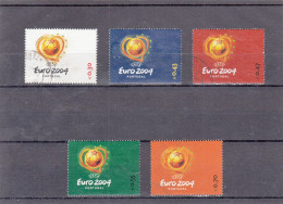 Portugal, (44), UEFA Euro 2004, 2003, Mundifil Nº 2980 A 2984 Used - Used Stamps
