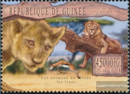 Guinea 9844 (complete. Issue) Unmounted Mint / Never Hinged 2013 Lions - Guinée (1958-...)