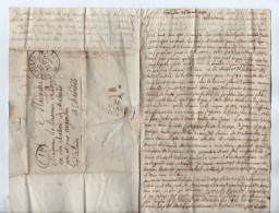 TB 4556 - 1830 - Lettre Taxée - Mme LE GOUVERNEUR à VERSAILLES Pour Mme De POIX, Château De CHABENET Près ARGENTON - 1801-1848: Précurseurs XIX