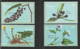 Gambia  2001  Medicinal Plants  Set  MNH - Plantes Médicinales