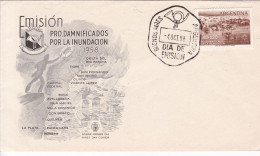 Argentina - 1958 - FDC -Pro Damaged By The Flood - Caja 30 - FDC