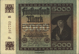 German Empire Rosenbg: 80d, Watermark Dornen Used (III) 1922 5.000 Mark - Altri & Non Classificati