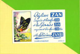 BUVARD & Blotting Paper : ZAN  Reglisse Uranie Cresus Papillon - Koek & Snoep