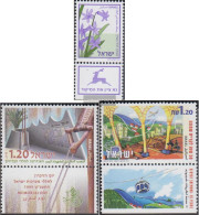 Israel 1500A,1514,1534 With Tab (complete Issue) Unmounted Mint / Never Hinged 1999 Hyazinthe, Commemoration, City - Unused Stamps (with Tabs)