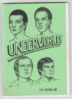 BLAKE'S SEVEN  Fanzine UNDERWORLD 7th Sector 2, 1985 Blakes 7 - Adattamenti Televisivi