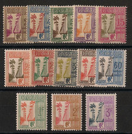 GUADELOUPE - 1928 - Taxe TT N°YT. 25 à 37 - Série Complète - Neuf GC ** / MNH / Postfrisch - Impuestos