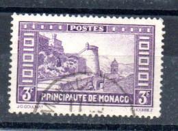 MONACO -- Timbre 3 Francs -- Monté Au Palais - Used Stamps
