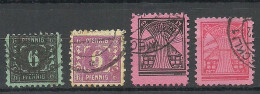 Germany Deutschland SBZ 1946 Mecklenburg-Vorpommern = 4 Values From Set Michel 8 - 19 O - Oblitérés