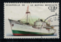 Cuba - "Développement De La Marine Marchande : Cargo Et Passagers" - Oblitéré N° 1959 De 1976 - Used Stamps