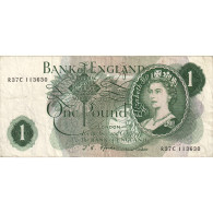 Billet, Grande-Bretagne, 1 Pound, Undated (1966-70), KM:374e, TB+ - 1 Pound