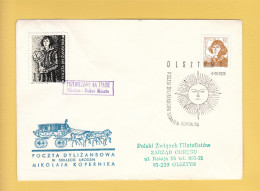 1973 Nicolaus Copernicus - Stagecoach Mail_ZOL_01_OLSZTYN - Covers & Documents