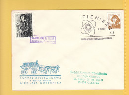 1973 Nicolaus Copernicus - Stagecoach Mail_ZOL_06_PIENIEZNO - Storia Postale