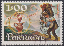 1970 Portugal ° Mi:PT 1118, Sn:PT 1085, Yt:PT 1098, Vine-Grower & Wine Jug, Oporto's Wine - Usati