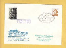 1973 Nicolaus Copernicus - Stagecoach Mail_ZOL_20_KUTNO - Covers & Documents