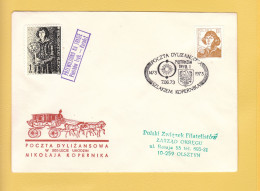 1973 Nicolaus Copernicus - Stagecoach Mail_ZOL_23_PIOTRKOW TRYBUNALSKI - Covers & Documents