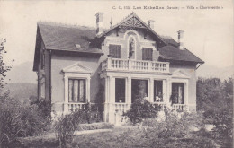 Cpa - 73 - Les Echelles -peu Courante- Personnages - Villa " Chartrosette " - Edi C.C N°115 - Les Echelles