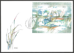 Estonia - The Four Seasons. Spring, FDC, 2005 - Cygnes