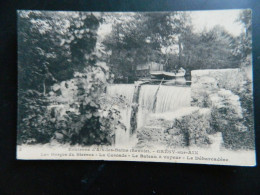 ENVIRONS D'AIX LES BAINS  GRESY SUR AIX         LES GORGES DU SIERROZ  LA CASCADE  LE BATEAU A VAPEUR LE DEBARCADERE - Gresy Sur Aix